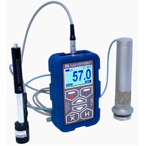 Durômetro Digital Portátil Combinado LEEB-UCI-50N (5KGF) Imp. Contato Ultra-Sônica ASTM A1038 A596 NOVOTEST.BR T-UD2-50N