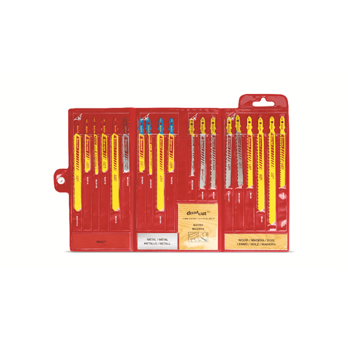 Jogo C/ 19 Serras Tico-Tico Encaixe Unificado Starrett BU4