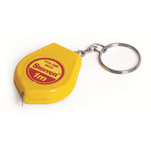 Trena chaveiro amarela 1/4" 1m s6 Starrett V14-1M6