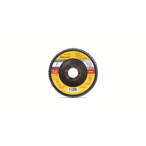 Disco Flap Fibra de Vidro 115 X 22,23mm (4.1/2" X 7/8") Grão 60 Starrett FDS115-60FC