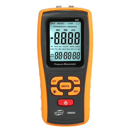 Manômetro de Pressão C/ Faixa de Medição 2,50kPa NOVOTEST.BR GM505