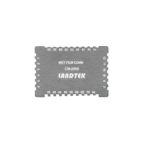 Medidor de Camada de Tinta Úmida para Verificação de Espessura com Capacidade de 25 a 2032um NOVOTEST.BR CM-2000