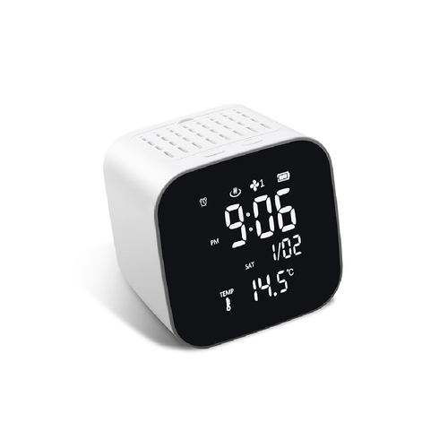 Relógio Despertador Digital com Difusor de Óleo Essencial de Aromaterapia, Calendário e Sensor de Temperatura NOVOTEST.BR ST-90