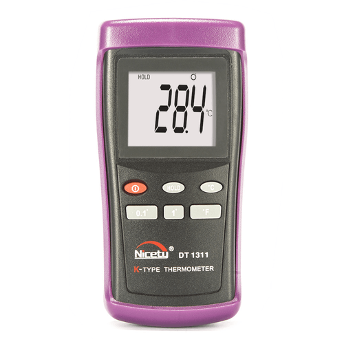 Termômetro Digital Industrial com Termopar Tiko K e Faixa de -200° C a 1370°C NOVOTEST.BR DT1311