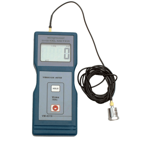 Medidor de Vibração Portátil de Alta Precisão com Alcance de 0,01 a 200mm/s True RMS NOVOTEST.BR VM-6310