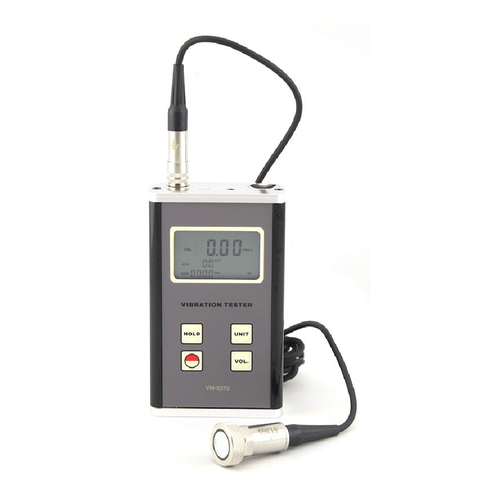 Medidor de Vibração Portátil com Medição Simultânea de Aceleração, Velocidade Deslocamento e Frequência NOVOTEST.BR VM-6370