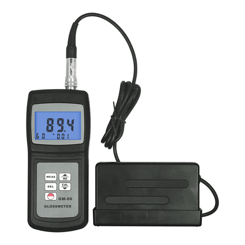 Medidor de Brilho Digital Portátil 60° 0,1~200GU tipo split com armazenamento de dados resolução 0,1GU Novotest.br GM-06