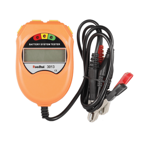 Testador de Bateria de Carro Com Alimentação de 12V e Indicação de Luz C/ Três Cores de LEDs VICTOR RUOSHUI 3013