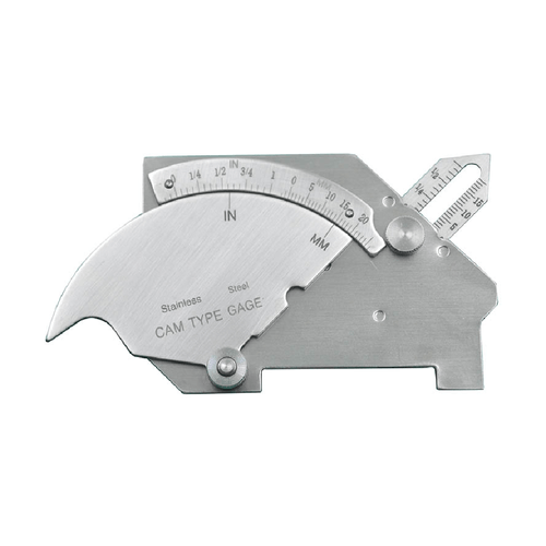 Calibre de Solda Tipo Cam 0° a 60° Medição do Undercut Welding Gauge NOVOTEST WG-208