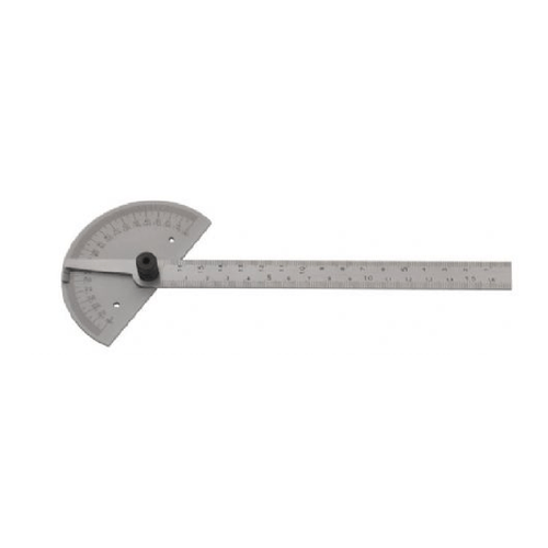 Transferidor de Aço com Diâmetro de 85 e Faixa de 0 a 180° NOVOTEST.BR PESQ-30310