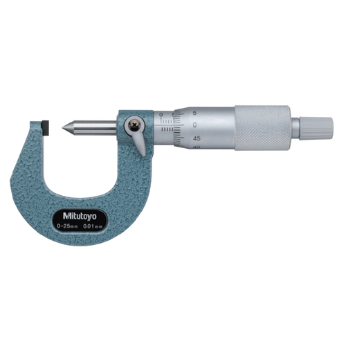 Micrômetro Externo Analógico para Medição de Terminais Elétricos 0-25mm Graduação 0,01mm IP65 Mitutoyo 112-401