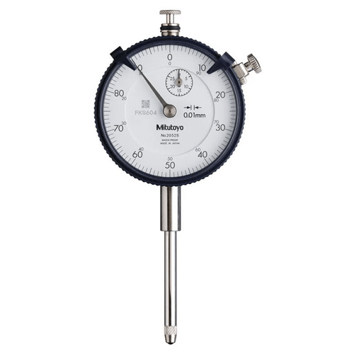 Relógio Comparador Alcance 30mm/0,01mm Anti-travamento com Tampa Traseira com Orelha Mitutoyo 2052A