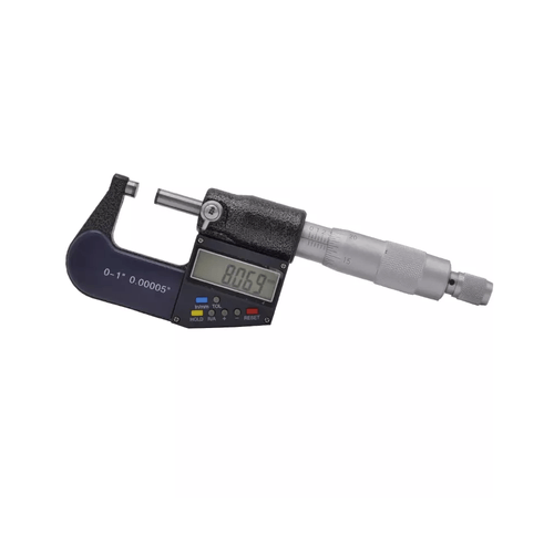 Micrômetro Externo Digital com Visor Grande Alcance 75 a 100mm Resolução de 0,001mm/0,00005" NOVOTEST.BR DM-31A