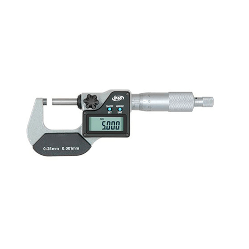 Micrômetro Externo Digital Anti-interferência Magnética 25 a 50mm Resolução de 0,001mm/0,00005" NOVOTEST.BR DM-18