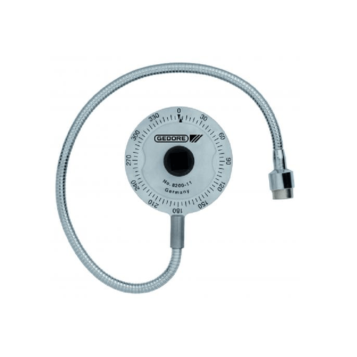 Instrumento de Medição do Ângulo de Torção Encaixe ½” Faixa 0-360° Resolução 5° 047.908 Gedore 8200-11