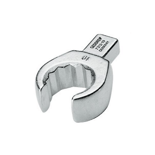 Cabeça Intercambiável Chave Estrela Aberta 14mm Encaixe 9x12mm para Torquímetro 048.153 Gedore 7312-14