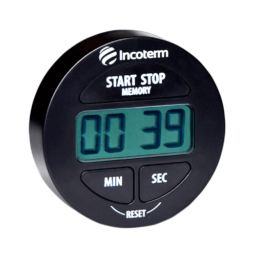 Timer Digital com Cronômetro e Alarme Sonoro Contagem Progressiva e Regrassive de 99min 59seg Incoterm T-TIM-0015.00