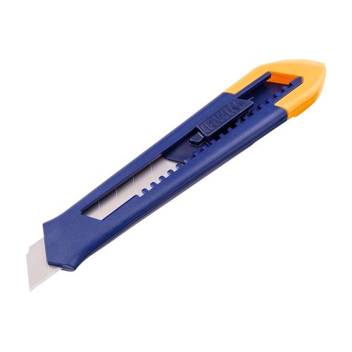 Estilete Profissional Botão Abre Fecha Semiautomático 18 mm IRWIN 10506547