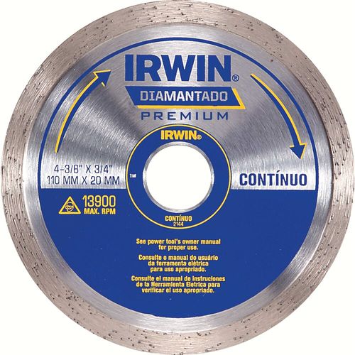 Disco Diamantado Contínuo Alto Desempenho 40% Mais Diamantes 200 X 25 mm IRWIN 1777221