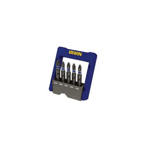 Jogo de Pontas Power Bits Fenda Cruzada: #2 (5) 5 Peças - Estojo de Bolso - Linha Impact IRWIN 1865325