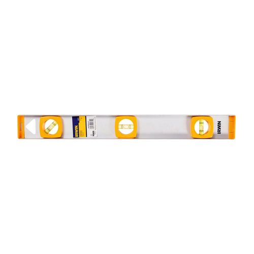 Nível de Alumínio Alta Resistência 3 Bolhas Vertical Horizontal 45° 610 mm/24´´ IRWIN 1884614