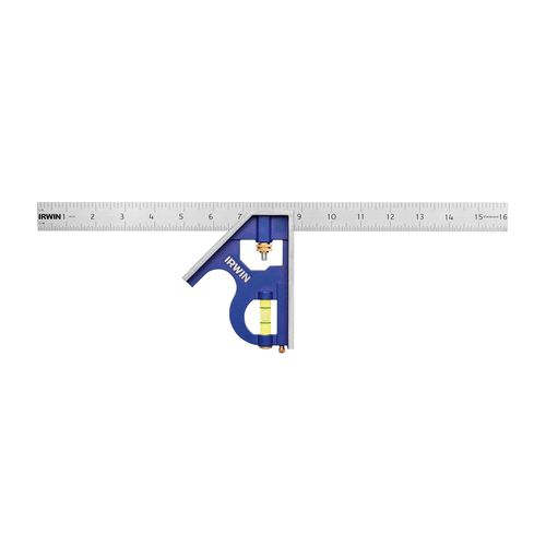 Esquadro Combinado 45° e 90° Profissional Lâmina de Aço Inoxidável 406 mm /16´´ IRWIN 1884636