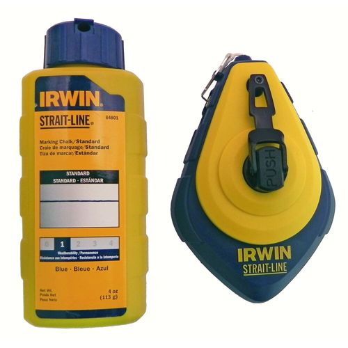 Giz de Linha Combo Refil Azul Comprimento do Fio 30 Metros IRWIN 64494