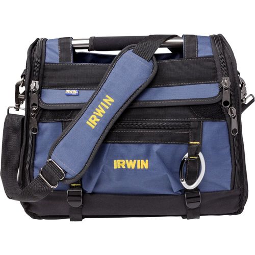 Mala Robusta Tool Center 18´´ com 23 Compartimentos Internos mais 19 Bolsos Estrutura Interna em Aço IRWIN IW14080