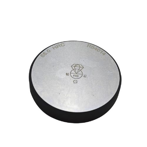 Bloco padrão de dureza Brinell faixa HB 100 ±50 HB carga 1000 Kgf com certificado RBL 17025 inmetro Novotest.br 100HBW-10/1000