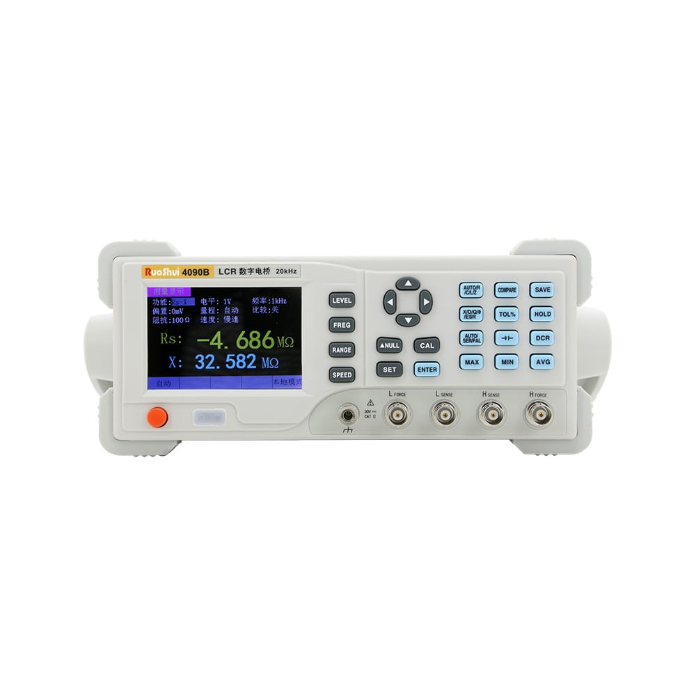 Medidor de LCR de bancada 10KHz Tela 3,5'' TFT 5 dígitos Victor