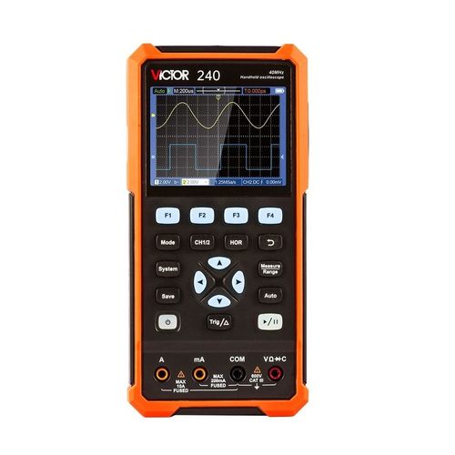 Osciloscópio portátil digital AC/DC Frequência 40MHz Victor-Ruoshui 240