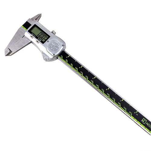 Paquímetro Digital IP 67 Capacidade 0-200mm/8" 0,01mm/0,0005" Exatidão 0,02mm Anti-magnético NOVOTEST.BR DC-270