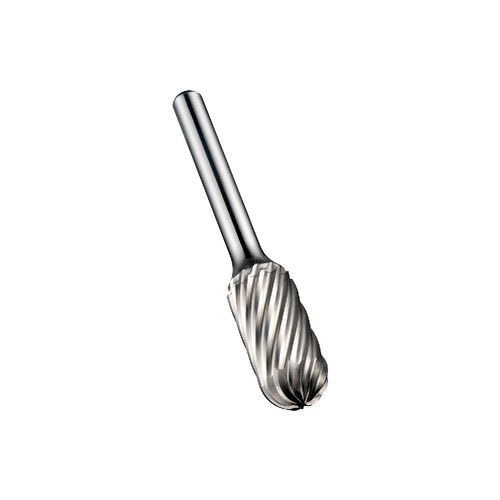 Lima Rotativa Metal Duro topo esférico (formato C) Diâmetro 3,0 mm para contornos usinados e arcos circulares em aço inoxidável Dormer P6053.0X3.0