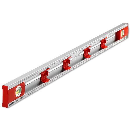 Nível bolha profissional com gabarito de furação em perfil de alumínio especial 80cm Titanium MARK-IT