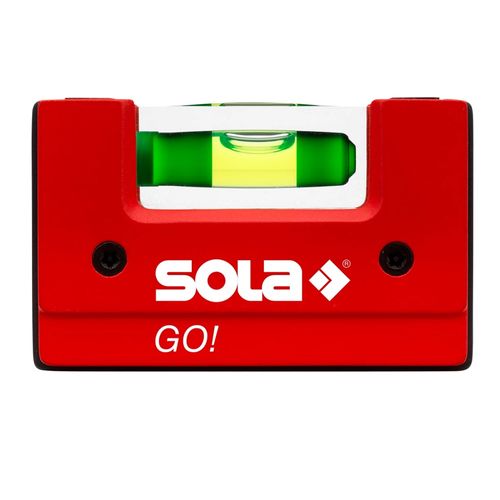 Nível bolha profissional compacto em plástico especial 6,8cm Titanium GO!