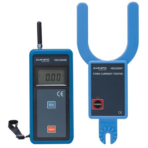 Alicate Amperimetro Digital, Tipo Fork, 4 Digitos, 2.000 ACA até 69 KV Wireless até 30m de distância armazenamento de Dados Minipa HDC2650TR