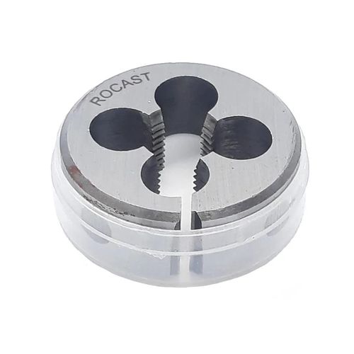 Cossinete manual em aço liga WS ANSI Rosca Whitworth Grossa – BSW 7/16" 14 FPP Diam. Ext 1" Rocast 337,0013