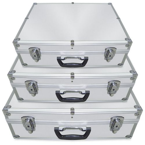 Jogo de maletas em alumínio para ferramentas 3 pcs - pq/md/gd Noll 63,0004