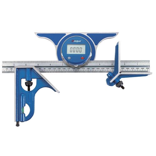 Jogo de esquadros combinados digitais 300mm/12” 4 peças DASQUA 426,0022
