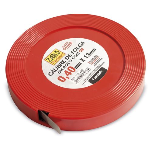 Cálibre de folga em rolos bitola de 0,40 mm 5x13 mm Zaas 113,0032