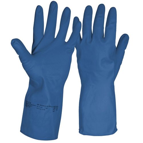 Luva látex azul tamanho 9 (G) PPM 08 Proteplus 292,0011