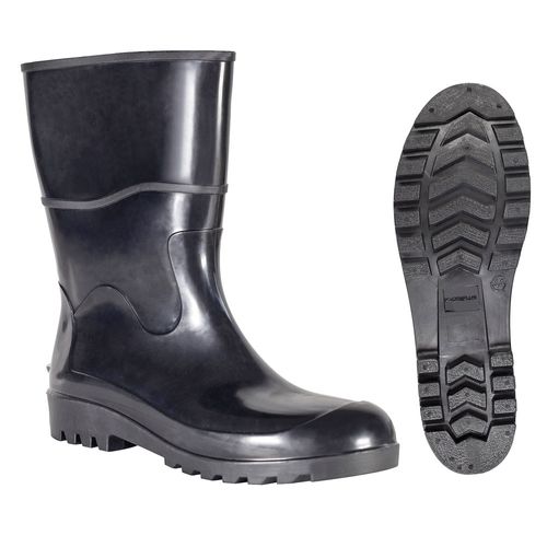 Bota de PVC cano médio com forro N° 43 PPP 206 Preta Proteplus 280,0042