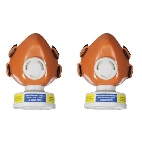 Respirador 1/4 facial PPR 10 Com filtro VO Proteplus 411,0003