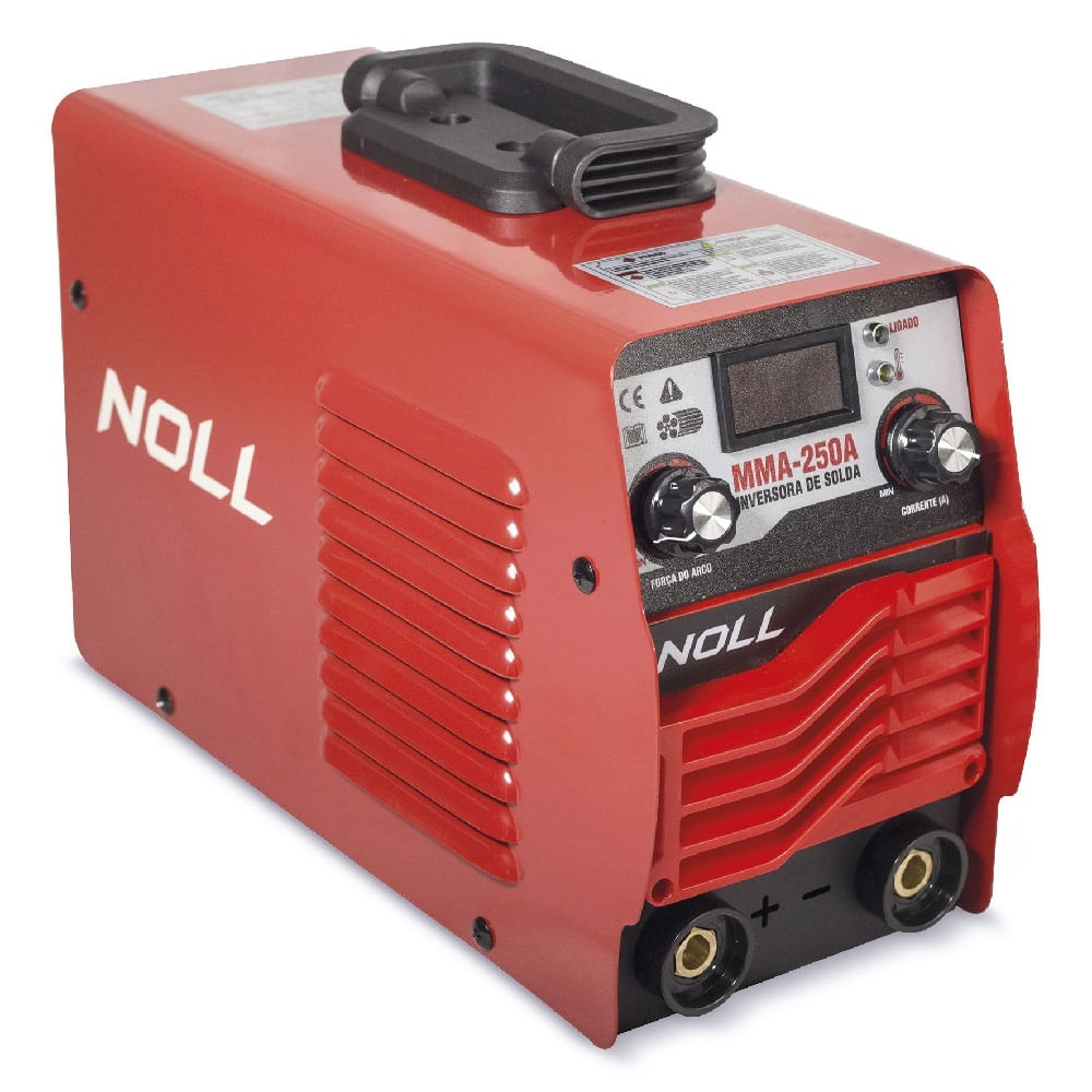 Inversora de Solda MMA 200A 127V Ciclo 100% p/ Eletrodos até 3/32 I-200 Monovolt Noll 348,0007