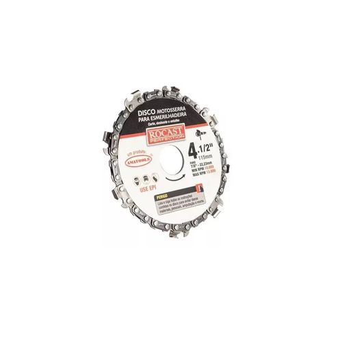 Disco motosserra para esmerilhadeira 13.000 RPM Encaixe 7/8'' Rocast 516,0001