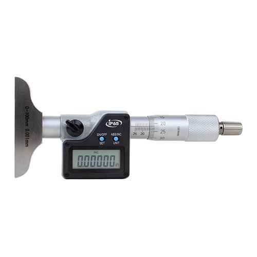 Micrômetro digital de profundidade 0-25mm Res. 0,001mm Novotest.br DM-193501