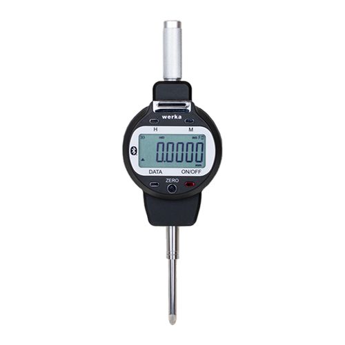 Relógio comparador digital 0-25.4mm resolução 0.0005mm precisão 0.003mm transmissão Bluetooth GB/T18761 Werka 4208-525BT
