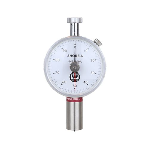 Durômetro analógico Shore-A 10-90HA em conformidade com ISO-7619 E ISO-868, DIN53505, ASTM D2240 E JIS K7215 Werka 446-100A