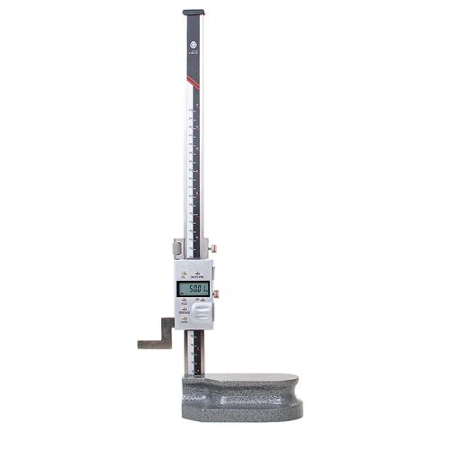 Calibrador traçador de altura digital com ajuste fino 0-300mm Res. 0.01mm riscador com ponta de metal duro DIN862 Werka 216-8661