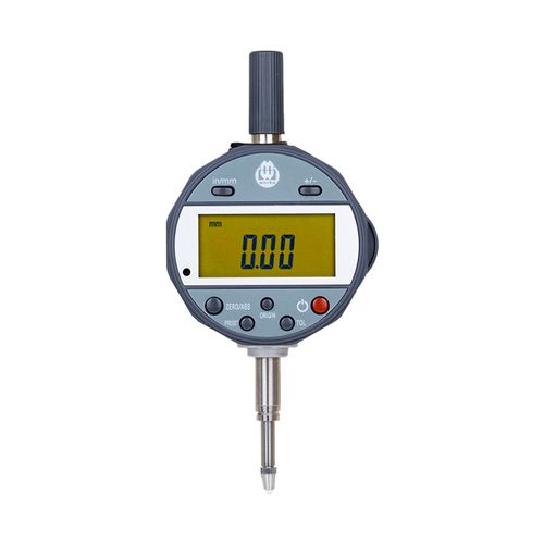 Relógio comparador digital 0-12.7mm/0-0.5'' Res. 0.01mm/0.0005'' tolerância, Preset, ABS, Interface USB visor rotativo Werka 221-8128